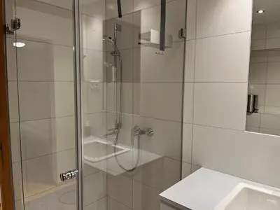 Ein Badezimmer in der Unterkunft Urlaub in Alberschwende