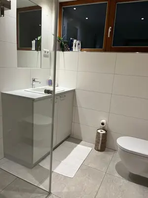 Ein Badezimmer in der Unterkunft Urlaub in Alberschwende