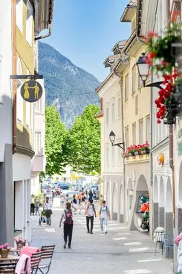 Ein allgemeiner Bergblick oder ein Berglick von der Ferienwohnung aus