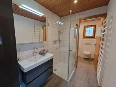 Ein Badezimmer in der Unterkunft Ferienwohnung Helene
