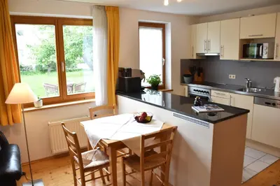 Küche/Küchenzeile in der Unterkunft Apartment Denk