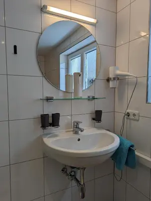 Ein Badezimmer in der Unterkunft Ferienwohnung Apimundi