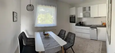 Küche/Küchenzeile in der Unterkunft Dream Apartments