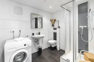 Ein Badezimmer in der Unterkunft City Apartment in der Bregenzer Innenstadt