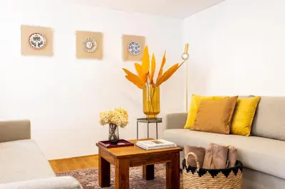 Ein Sitzbereich in der Unterkunft City Apartment in der Bregenzer Innenstadt