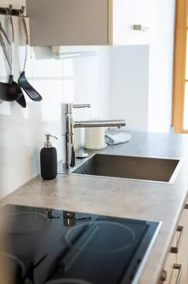 Küche/Küchenzeile in der Unterkunft City Apartment in der Bregenzer Innenstadt