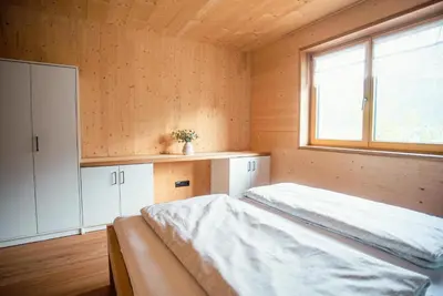 Ein Bett oder Betten in einem Zimmer der Unterkunft Barbara's Ferienwohnungen