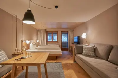 Ein Bett oder Betten in einem Zimmer der Unterkunft Hotel Rössle
