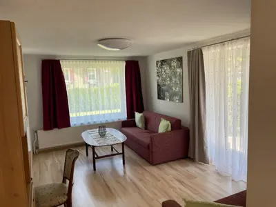 Ein Sitzbereich in der Unterkunft my Relaxs little Villa