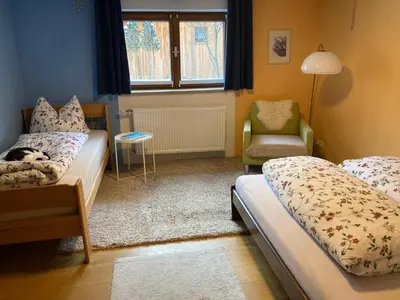 Ein Bett oder Betten in einem Zimmer der Unterkunft Baers Mountain Stay Außerbraz