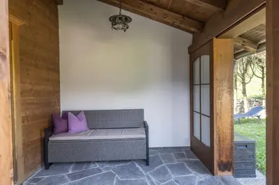 Ein Sitzbereich in der Unterkunft Haus Theresia Rüf