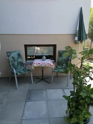 Ein Balkon oder eine Terrasse in der Unterkunft Ferienwohnung in Schwarzach Vorarlberg