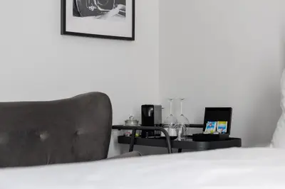Ein Sitzbereich in der Unterkunft Motel by Maier Feldkirch - kontaktloser Check-in