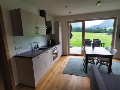 Küche/Küchenzeile in der Unterkunft Kanistraum Appartement