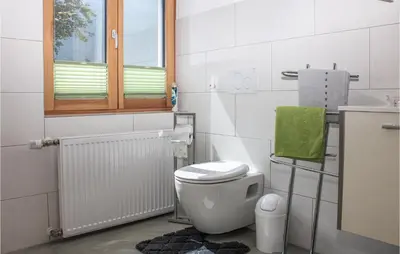 Ein Badezimmer in der Unterkunft Ferienwohnung - Wald Am Arlb