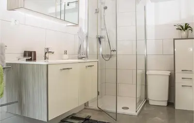 Ein Badezimmer in der Unterkunft Ferienwohnung - Wald Am Arlb