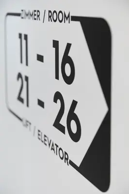 Grundriss der Unterkunft Motel Engel - self checkin