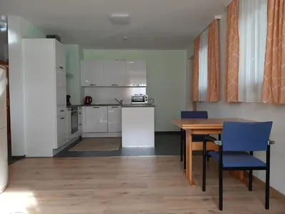 Küche/Küchenzeile in der Unterkunft Ferienwohnung Ulrike