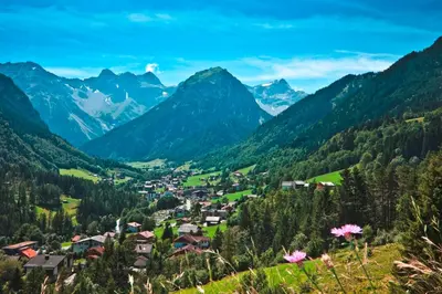 Naturlandschaft in der Nähe der Pension