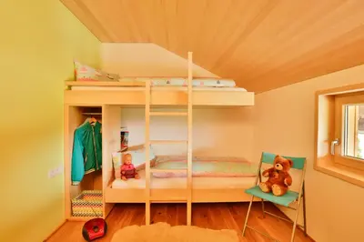 Ein Bett oder Betten in einem Zimmer der Unterkunft Haus Elfriede
