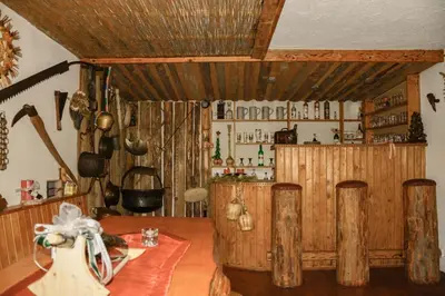 Lounge oder Bar in der Unterkunft Ferienhaus Schetteregg