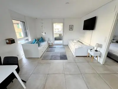 TV/Unterhaltungsangebot in der Unterkunft homy City Lodge in Feldkirch, Grenznähe und doch Zentral