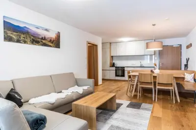 Küche/Küchenzeile in der Unterkunft Faschina Apartment - Top 4