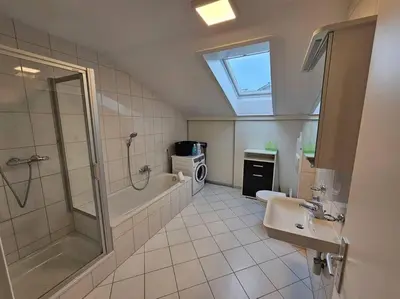 Ein Badezimmer in der Unterkunft Ach18, Bregenz, Vorarlberg Apartments