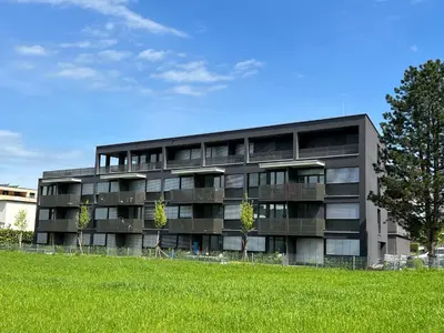 Das Gebäude in dem sich die Ferienwohnung befindet