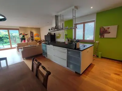 Küche/Küchenzeile in der Unterkunft Loft mit Kamin und Whirlpool