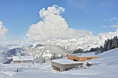 Ferienhaus Alpenflora im Winter