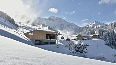 Ferienhaus Alpenflora im Winter
