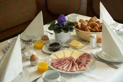 Essen im Bed & Breakfast oder in der Nähe