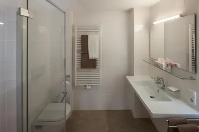 Ein Badezimmer in der Unterkunft Gästehaus Lässer