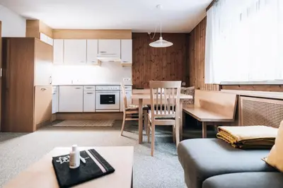 Küche/Küchenzeile in der Unterkunft Gästehaus Lässer