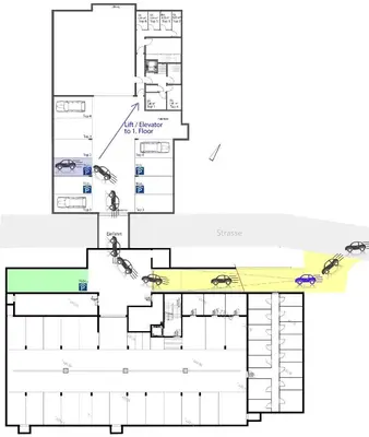 Grundriss der Unterkunft WELCOME 73m2 Ferienwohnung 10 Min. zum Bodensee