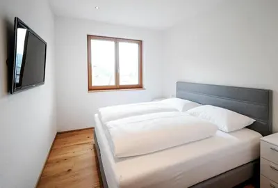 Ein Bett oder Betten in einem Zimmer der Unterkunft Landhaus Damüls