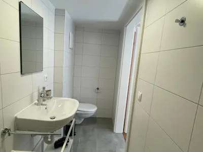 Ein Badezimmer in der Unterkunft STADTHAUS M42 Dornbirn - Apartment Top 6
