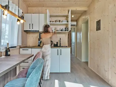 Küche/Küchenzeile in der Unterkunft Lelis Alpenloft - Bergchalet in Halden