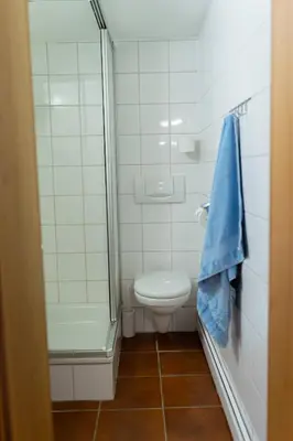 Ein Badezimmer in der Unterkunft Haus OmaGermana