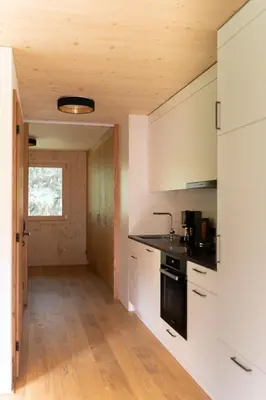 Küche/Küchenzeile in der Unterkunft Haus Kanabe