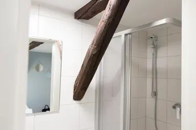 Ein Badezimmer in der Unterkunft STADTHAUS M42 Dornbirn - Apartment Top 5