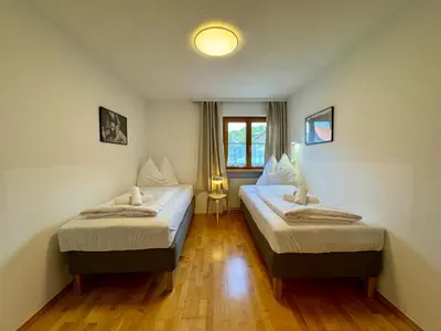 Ein Bett oder Betten in einem Zimmer der Unterkunft Bauernchalet Alois