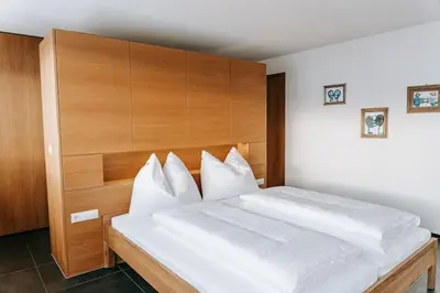 Ein Bett oder Betten in einem Zimmer der Unterkunft Baldauf Apartment