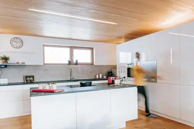 Küche/Küchenzeile in der Unterkunft Baldauf Apartment