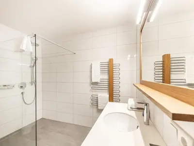 Ein Badezimmer in der Unterkunft Sonnberg Aparts