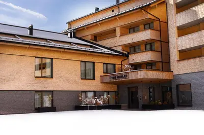 Das Gebäude in dem sich die Ferienwohnung befindet