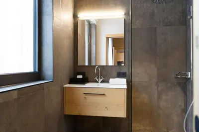 Ein Badezimmer in der Unterkunft Heimat 1495m Appartement TYP 4