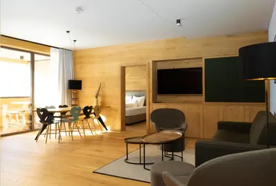 TV/Unterhaltungsangebot in der Unterkunft Heimat 1495m Appartement TYP 5