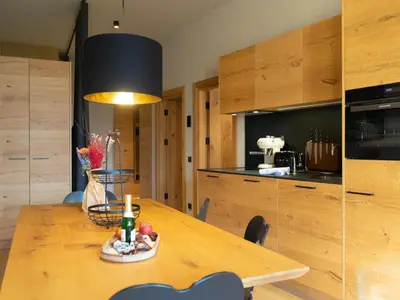Küche/Küchenzeile in der Unterkunft Apartment in Schröcken near Ski Arlberg